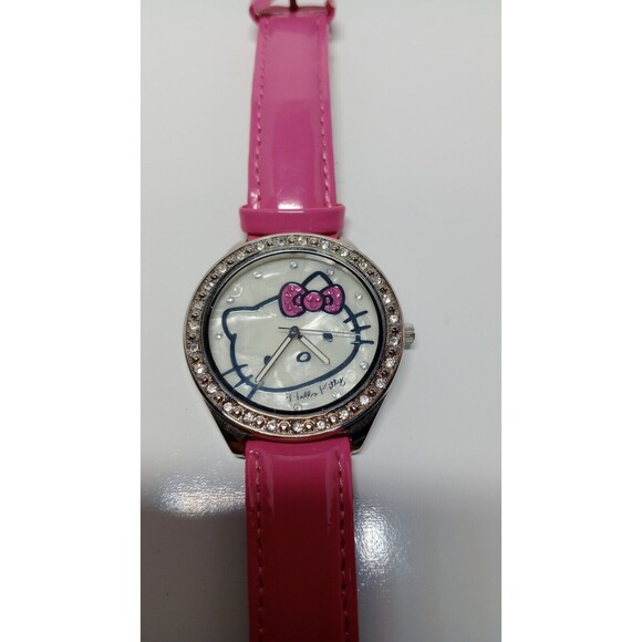 2013 Sanrio Hello Kitty Watch Tested Cracked Band Pink - Picture 6 of 8